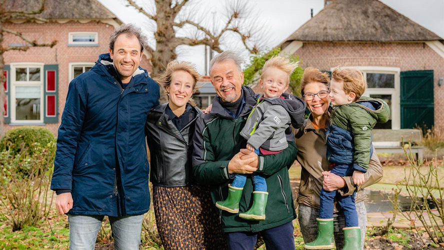 Sjoerd en zijn familie wonen met 3 generaties in een mantelzorgwoning